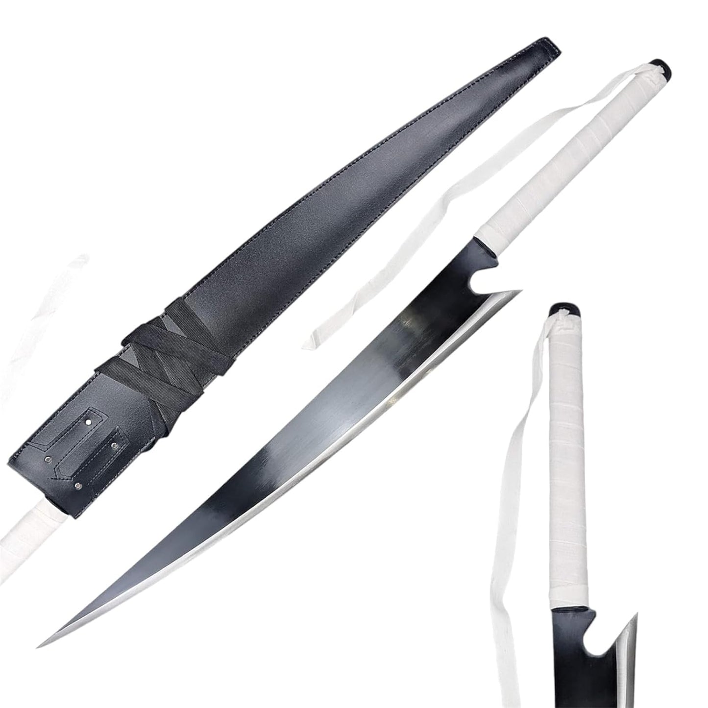 Kurosaki Ichigos Zangetsu Shikai Sword Black, Bleach Manga Ichigo Sword 42 Inches kurosaki Blade