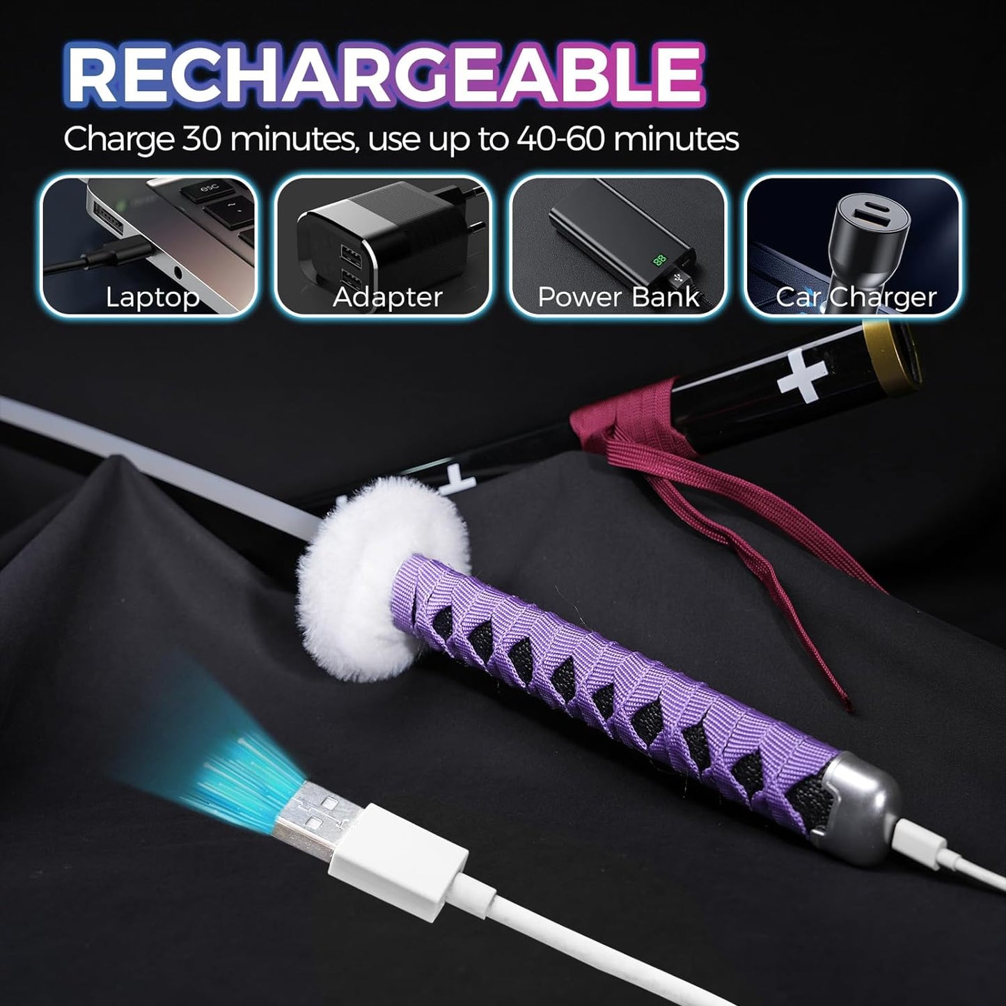 Light up Kikoku Trafalgar Law's sword one piece