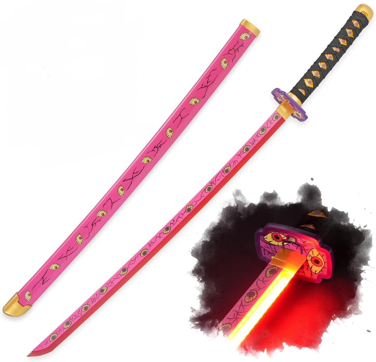 Light up Kokushibou Demon Slayer Sword
