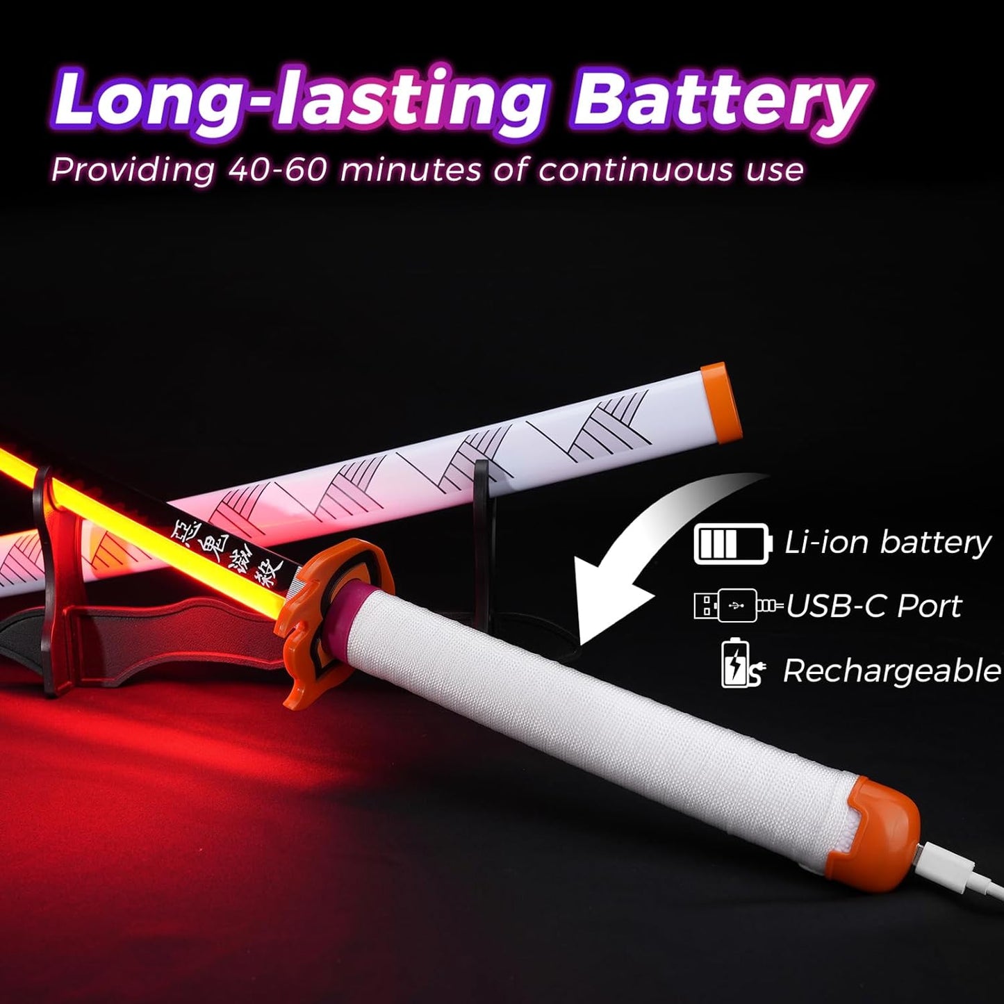 Light up Rengoku Demon Slayer Sword