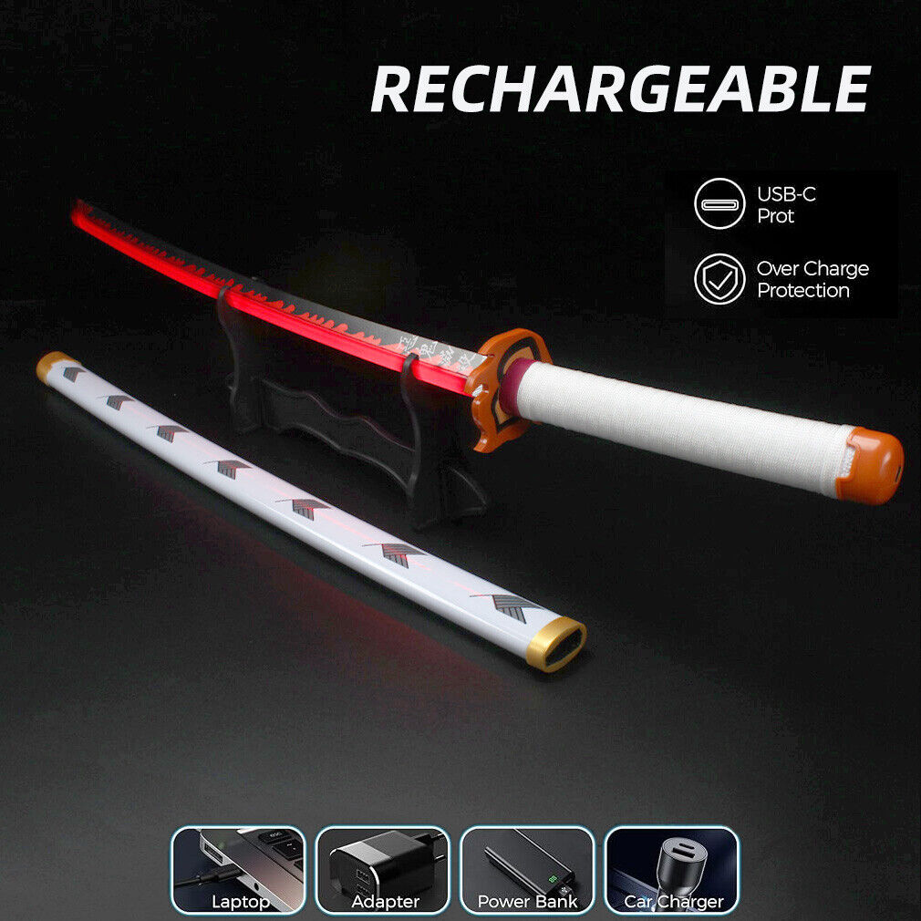 Light up Rengoku Demon Slayer Sword