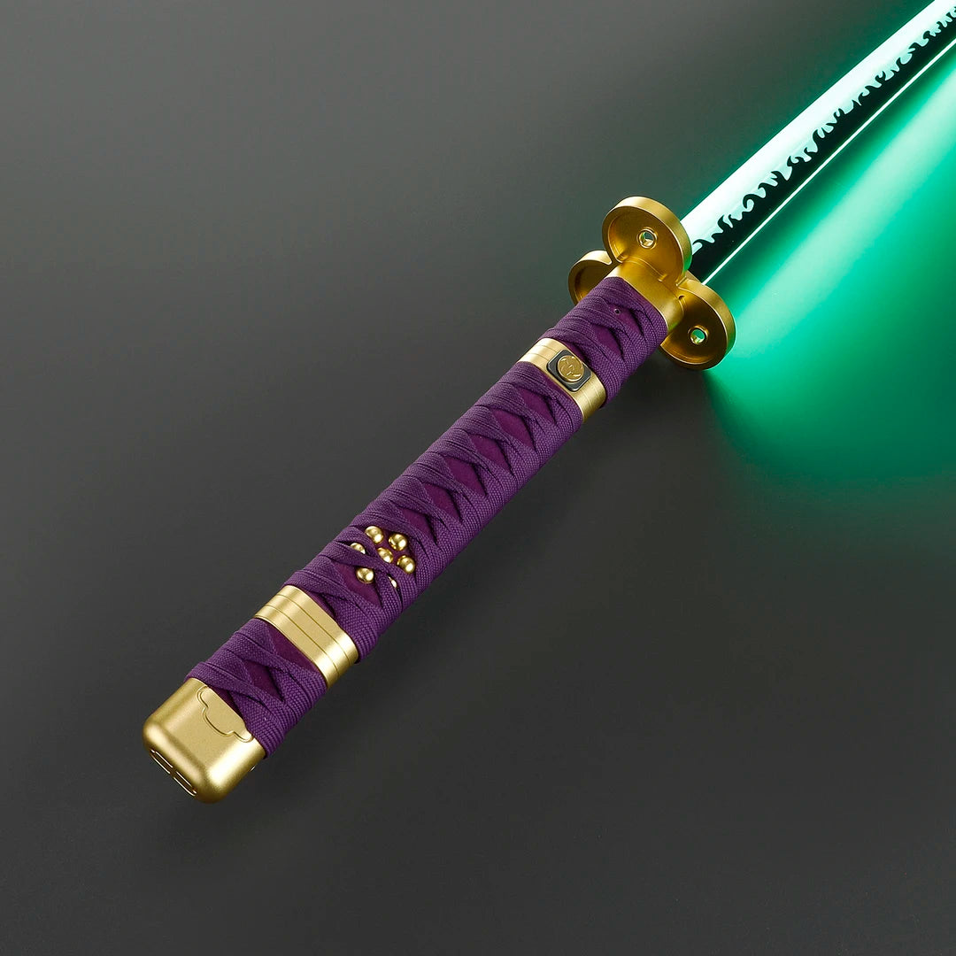 Zoro's Enma Demon High-End Collectible Lightsaber Toy – App-Controlled with Motion Effects
