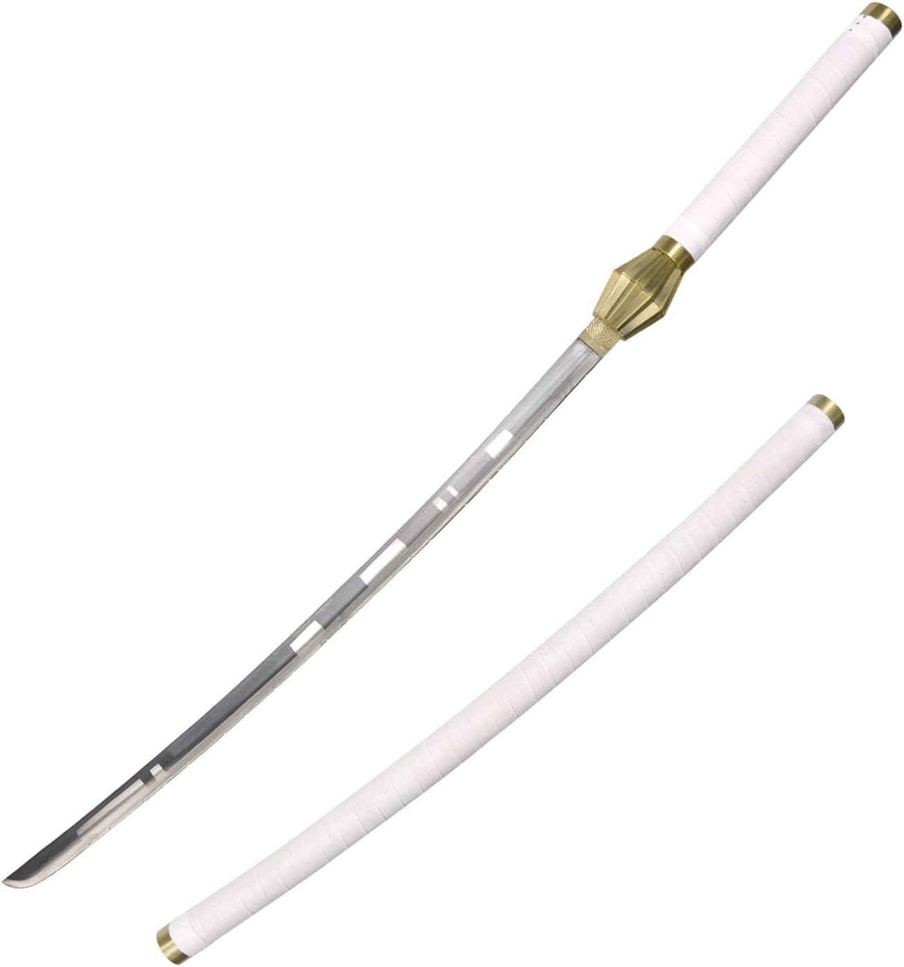 Japanese Anime Zaraki Kenpachi Sword 42 Inc Real Carbon Steel No Sharp With a Stand Cosplay Prop