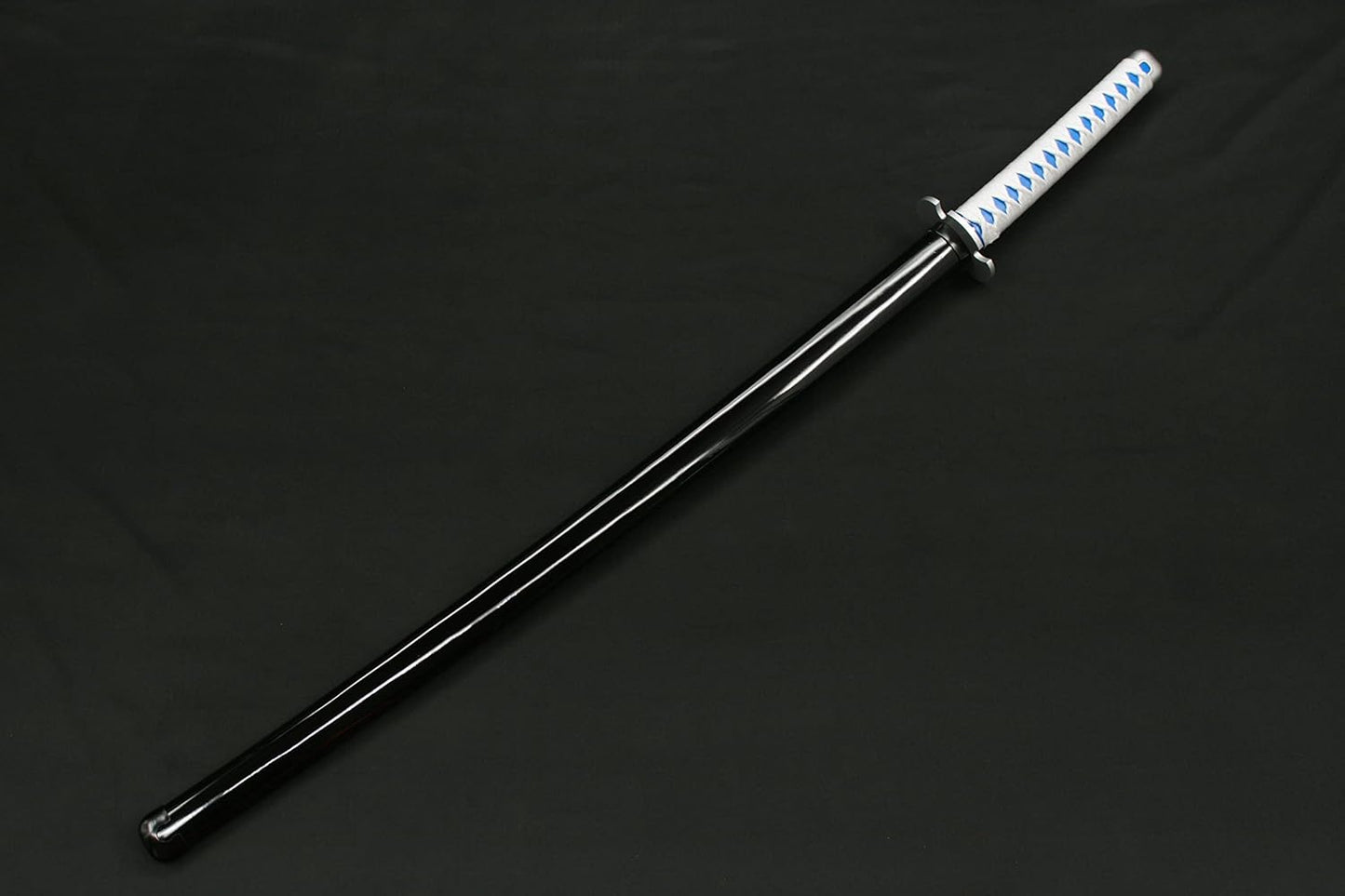 Demon Slayer Kimetsu no Yaiba Tanjirou Sword 41 Inc No Sharp Carbon Steel Cosplay Porp Katana With a Stand - Perfect for Fans of the Anime